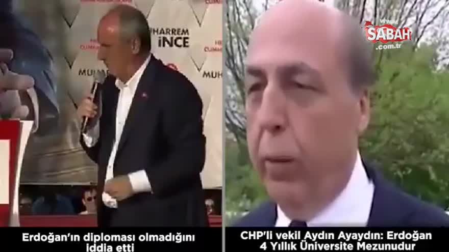 chp li ayaydin dan ince nin diploma yalanina yanit