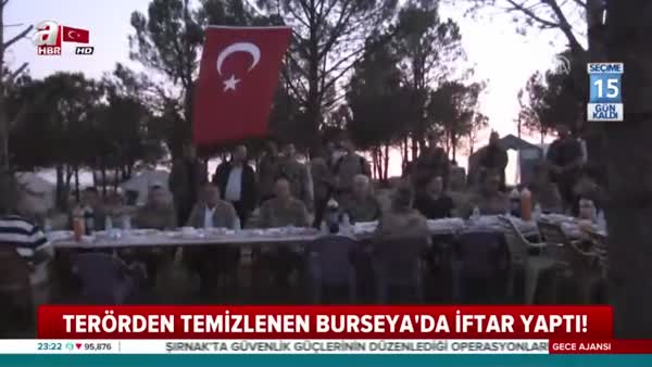 Afrin Kahramanı Korgeneral Temel, kahraman Mehmetçik ile Burseya'da iftar yaptı