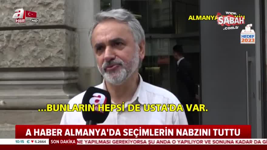 Gurbetçi vatandaşlar 24 Haziran seçimleri hakkında A Haber mikrofonuna bakın neler söylediler