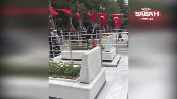 Erdoğan, Şehit Ömer Halisdemir'in kabrini ziyaret etti