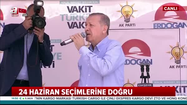 Cumhurbaşkanı Erdoğan'dan Eskişehir'de önemli açıklamalar