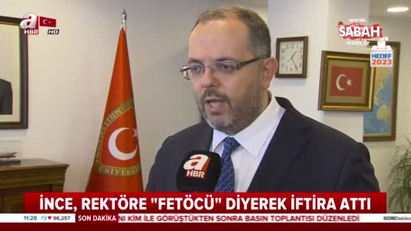 Muharrem İnce'nin FETÖ iddialarına Milli Savunma Üniversitesi Rektörü Erhan Afyoncu'dan cevap!
