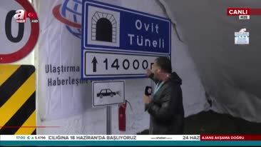 Cumhurbaşkanı Erdoğan Ovit tünelini hizmete açtı