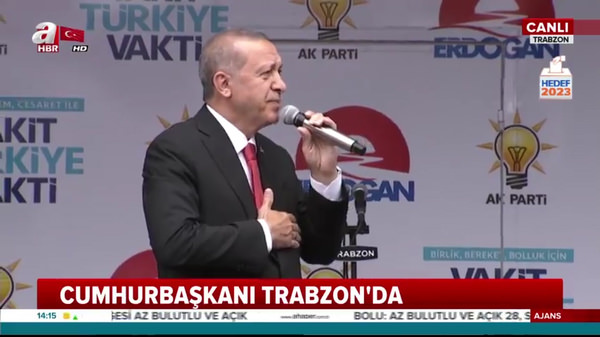 Cumhurbaşkanı Başkanı Erdoğan, Trabzon mitinginde önemli açıklamalarda bulundu