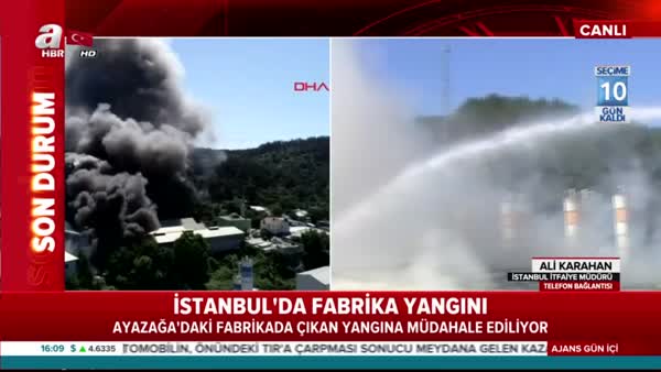 İstanbul İtfaiye Müdürü Ali Karahan: Yangın kontrol altına alındı