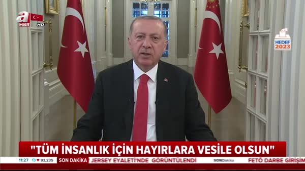 Cumhurbaşkanı Erdoğan'dan bayram mesajı