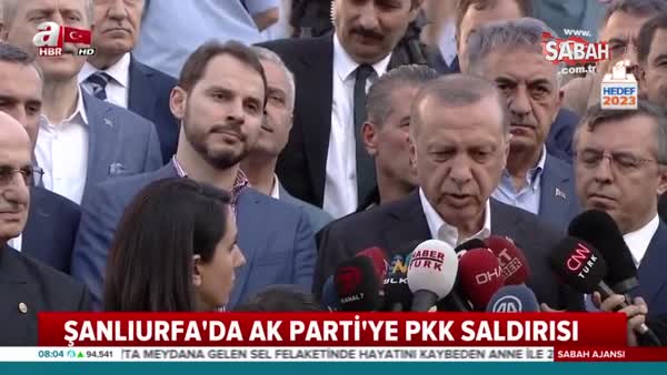 Bayram namazı sonrası Cumhurbaşkanı Erdoğan'dan açıklama