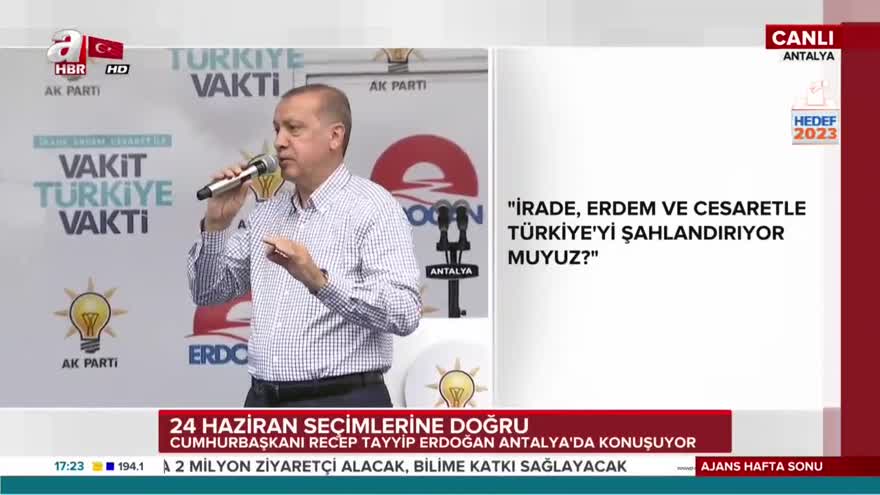 Cumhurbaşkanı Erdoğan: 