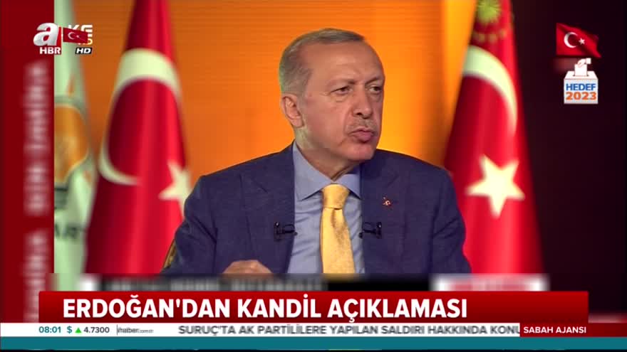 Cumhurbaşkanı Erdoğan'dan canlı yayında önemli açıklamalar