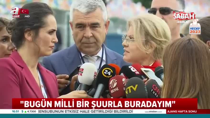 Eski Başbakanlardan Tansu Çiller AK Parti Yenikapı mitingine katıldı 