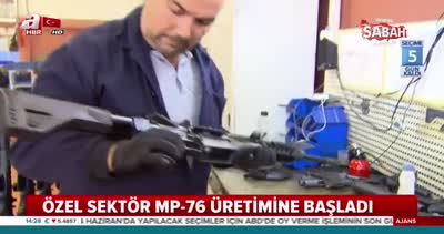 Milli piyade tüfeği MPT-76 için özel sektör de görevde