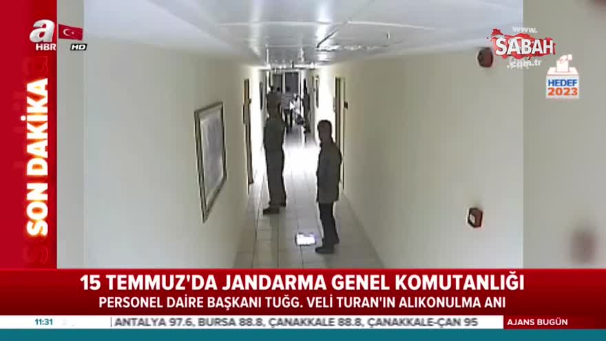 Tuğgeneral Turan'ın darbeciler tarafından alıkonulma görüntüleri ortaya çıktı