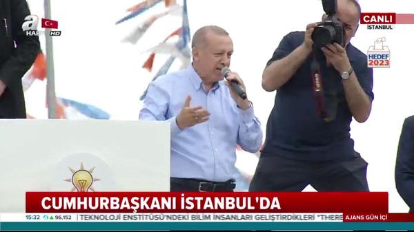 Cumhurbaşkanı Erdoğan İstanbul Ataşehir'de vatandaşlara hitap etti