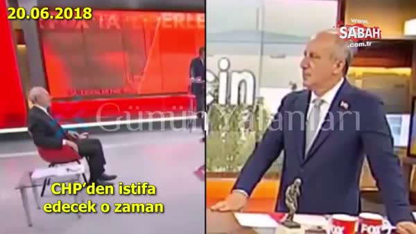 Kemal Kılıçdaroğlu'nun açıklamasını Muharrem İnce yalanladı