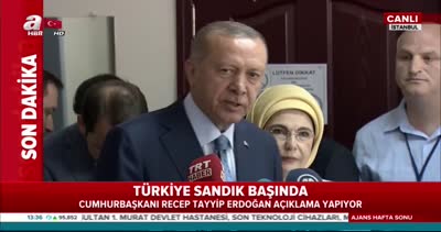 Cumhurbaşkanı Erdoğan: Seçime katılım iyi görünüyor