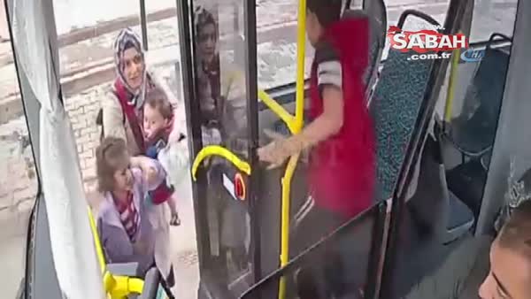Otobüs şoförü minik çocuğun gözyaşlarına dayanamadı, kolu kırılan çocuğu hastaneye götürdü