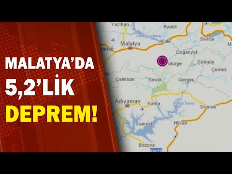 Malatya'da 5,2'lik Deprem!