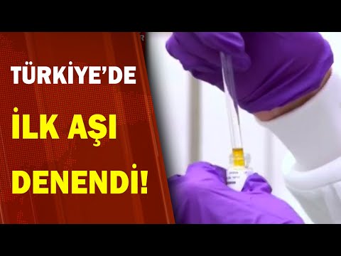 Türkiye'de İlk Aşı Denendi! 
