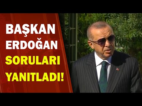 Başkan Erdoğan Cuma Namazı Sonrası Soruları Cevaplandırdı! 