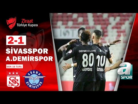 Sivasspor 2-1 Adana Demirspor Maç Özeti (Ziraat Türkiye Kupası Son 16 Turu Maçı)