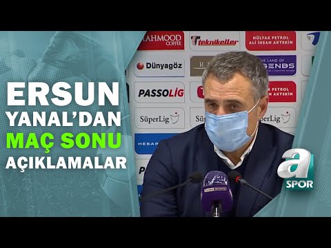 Antalyaspor 1 - 1 Trabzonspor Ersun Yanal Maç Sonu Basın Toplantısı Düzenledi 