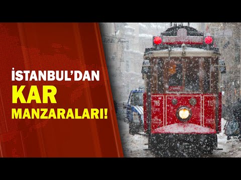 İstanbul'da Kar Yağışı! 