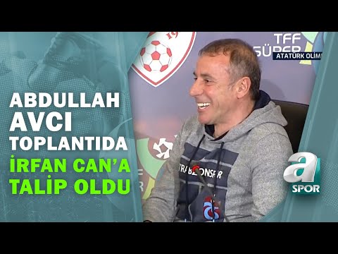 Başakşehir-Trabzonspor Süper Kupa Maçı Öncesi Abdullah Avcı Basın Toplantısı