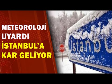 İstanbul'a Yoğun Kar Geliyor 