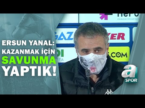 Fenerbahçe 1 - Antalyaspor Ersun Yanal Maç Sonu Basın Toplantısı Düzenledi 