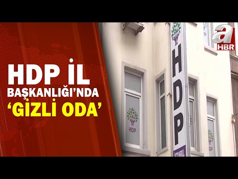 HDP İstanbul İl Binasında 'PKK Sığınağı' 