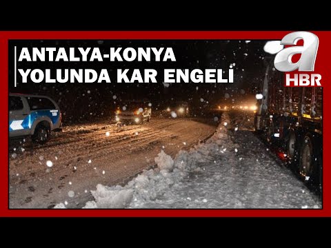 Antalya'da 30 Santimetre Kalınlığında Kar! 
