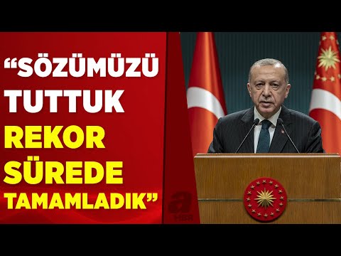 Başkan Erdoğan, Sinop Ayancık Terminal Köprüsü açılış törenine video mesaj gönderdi