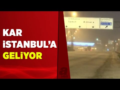 İstanbul’a kar geliyor! AKOM ve Meteoroloji’den uyarı