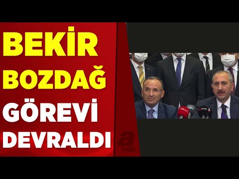 Adalet Bakanı Bekir Bozdağ, Görevini Abdulhamit Gül'den Devraldı ...