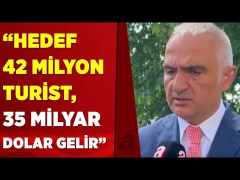 Kültür ve Turizm Bakanı Mehmet Nuri Ersoy'dan A Haber'a açıklamalar