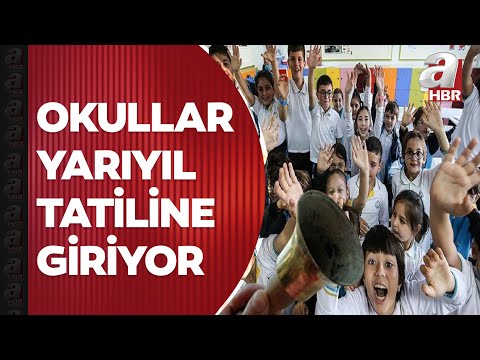 Okullar yarıyıl tatiline giriyor!  Tatil için son ders zili cuma günü!