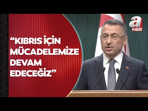 Cumhurbaşkanı Yardımcısı Fuat Oktay ve KKTC Başbakanı Ünal Üstel’den kritik açıklamalar....