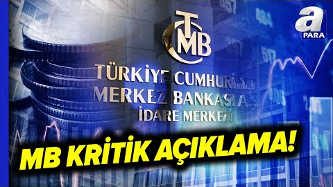 Merkez Bankası Mayıs Ayı Fiyat Gelişmelerini Paylaştı !| A Para