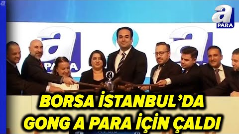 Türkiye’nin İlk Ekonomi Kanalı 6 Yaşında! Borsa İstanbul’da Gong A Para İçin Çaldı | A Para