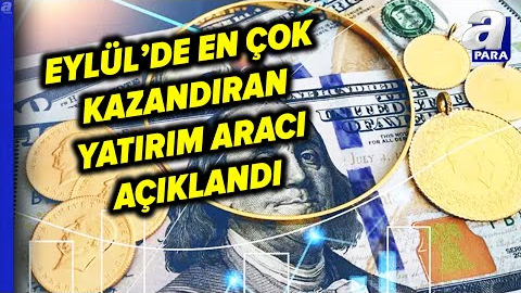 TÜİK Eylül'de En Çok Kazandıran Yatırım Aracını Açıkladı | A Para