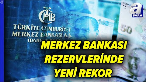 Merkez Bankası Rezervleriinde Yeni Rekor: Toplam Rezervler 159,6 Milyar Doalra Yükseldi | A Para