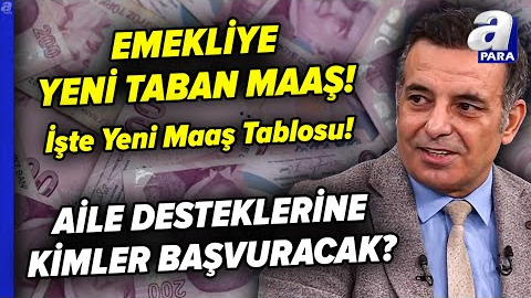 Faruk Erdem’den Emekli Taban Maaş Açıklaması! İşte Rakamlar... | Bize Sorun | A Para