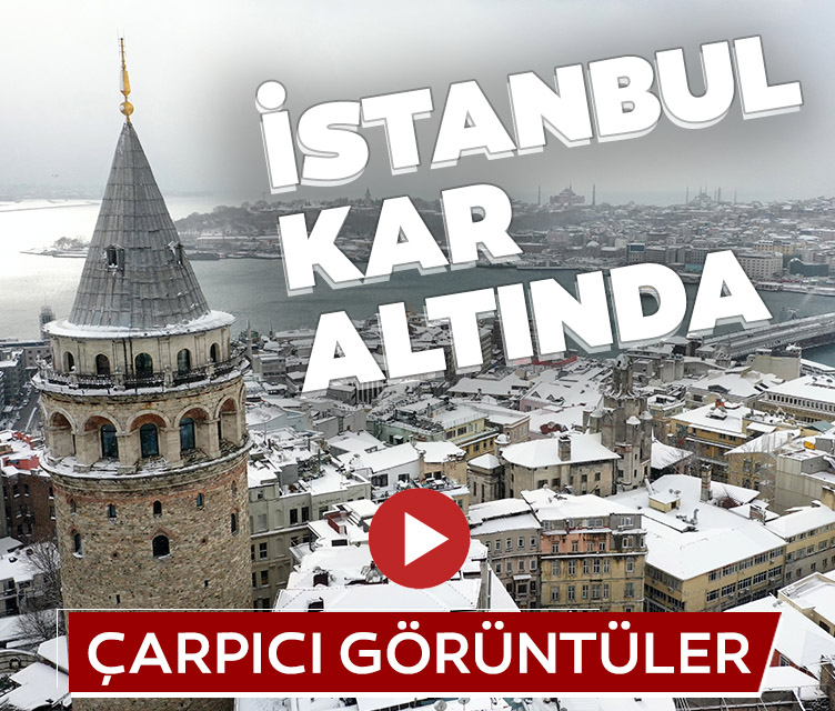 İstanbul kar altında